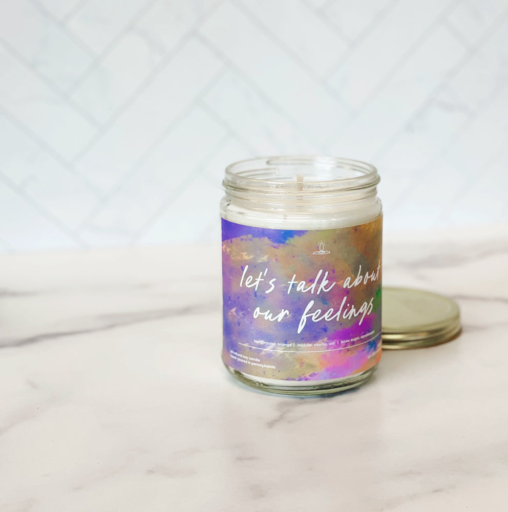 'Talk About Our Feelings' Soy Candle - Standard