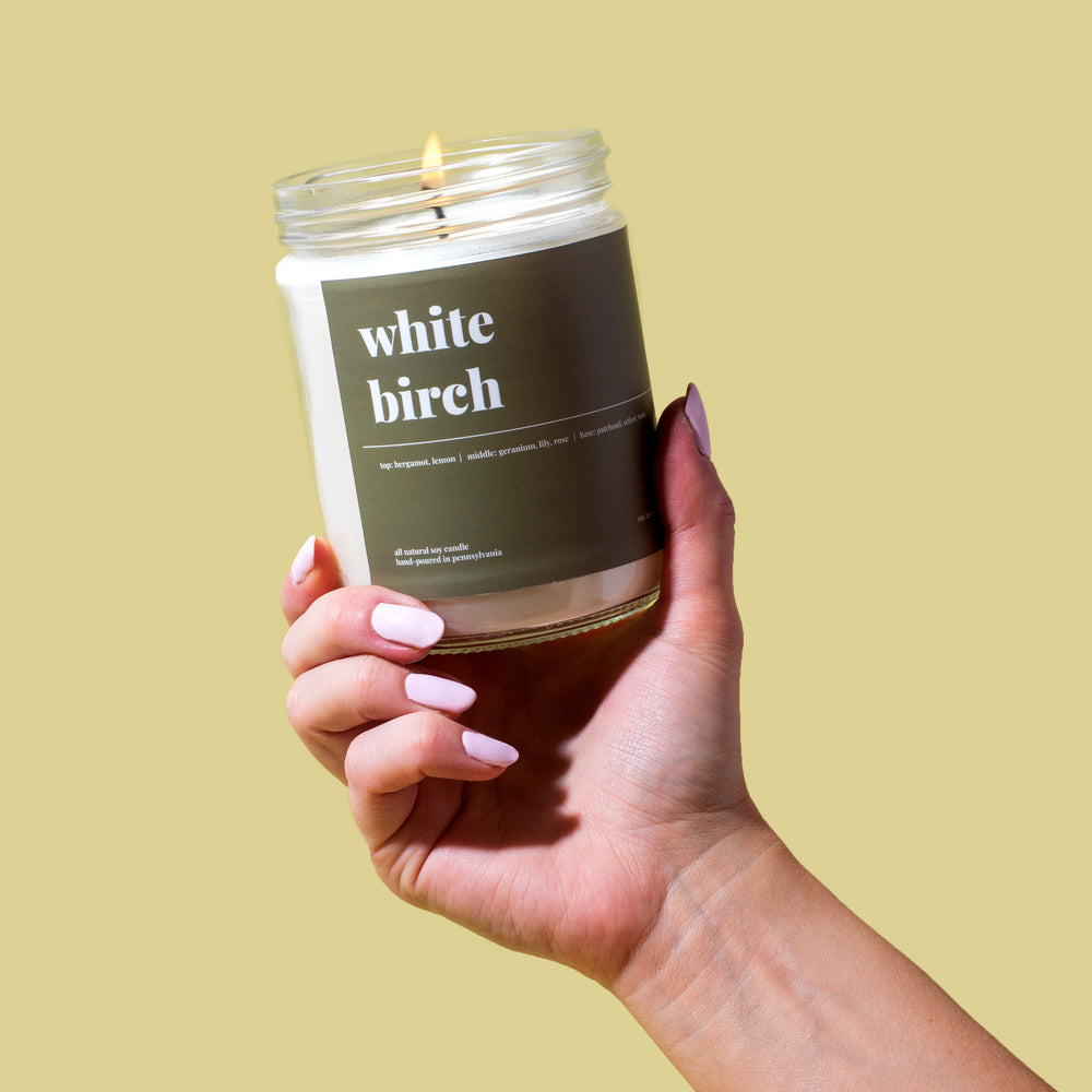 White Birch Soy Candle - Standard