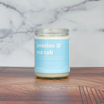 Jasmine & Sea Salt Soy Candle - Standard
