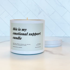 
            
                Load image into Gallery viewer, Emotional Support - Orange Blossom Soy Candle
            
        