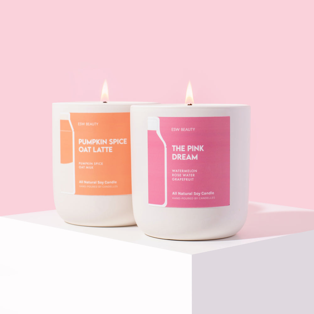 
            
                Load image into Gallery viewer, ESW Beauty Inspired Soy Candle: The Pink Dream
            
        