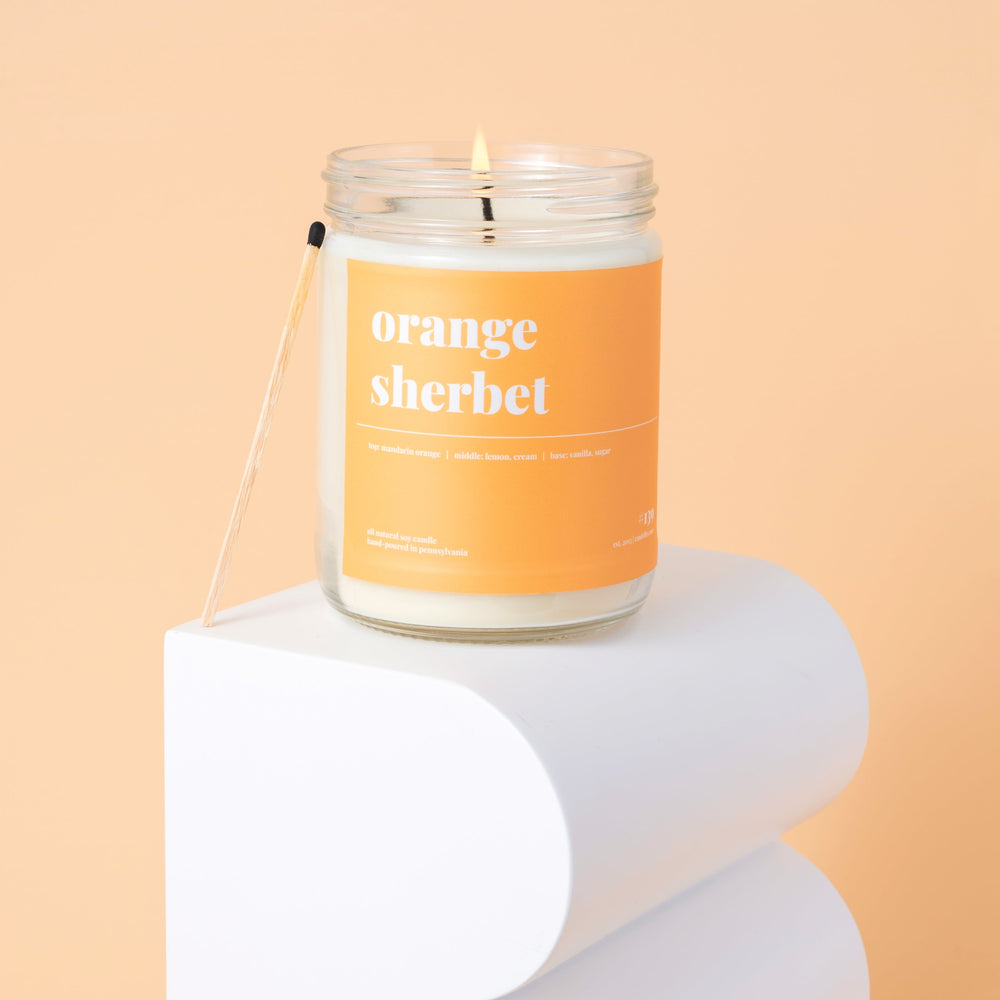 Orange Sherbet Soy Candle - Standard