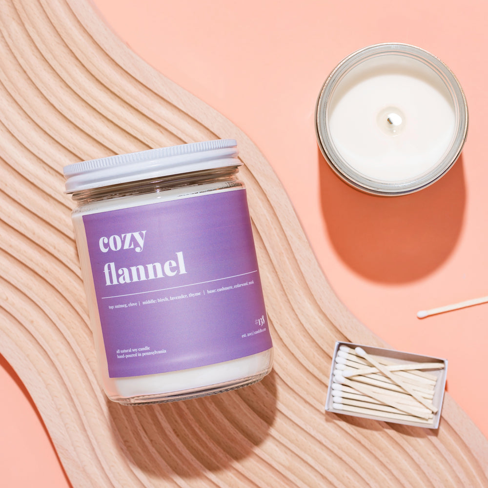 Cozy Flannel Soy Candle - Standard