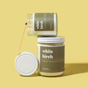 White Birch Soy Candle - Petite