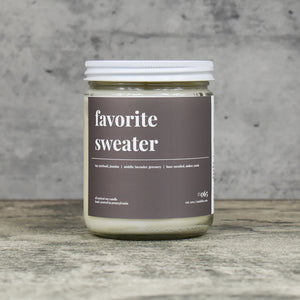 Favorite Sweater Soy Candle - Standard