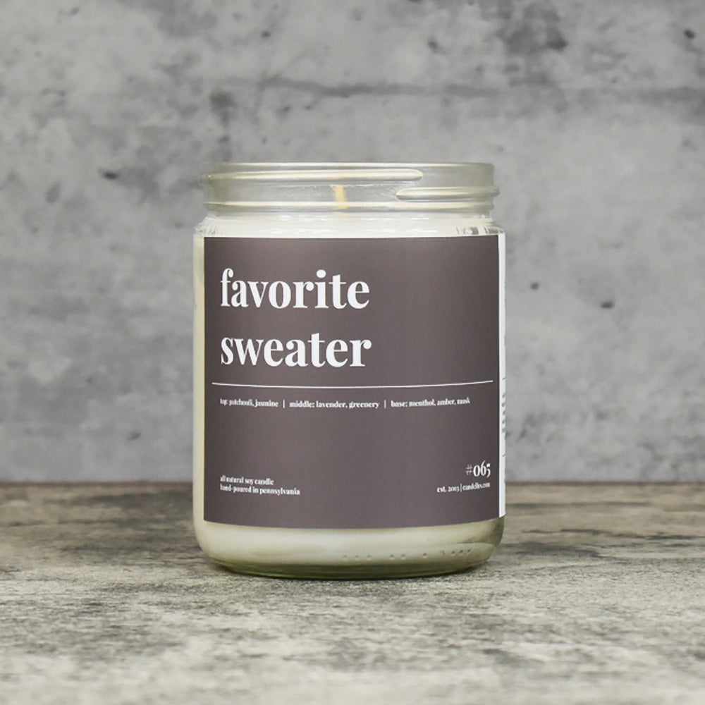 Favorite Sweater Soy Candle - Standard