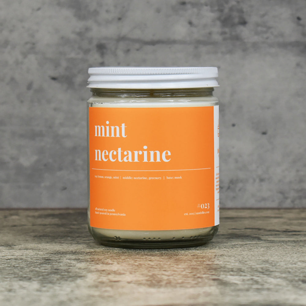 Mint Nectarine Soy Candle - Standard