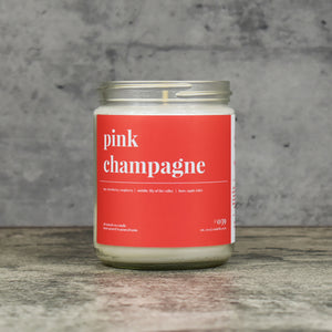 Pink Champagne Soy Candle - Standard