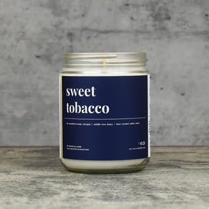 Sweet Tobacco Soy Candle - Standard