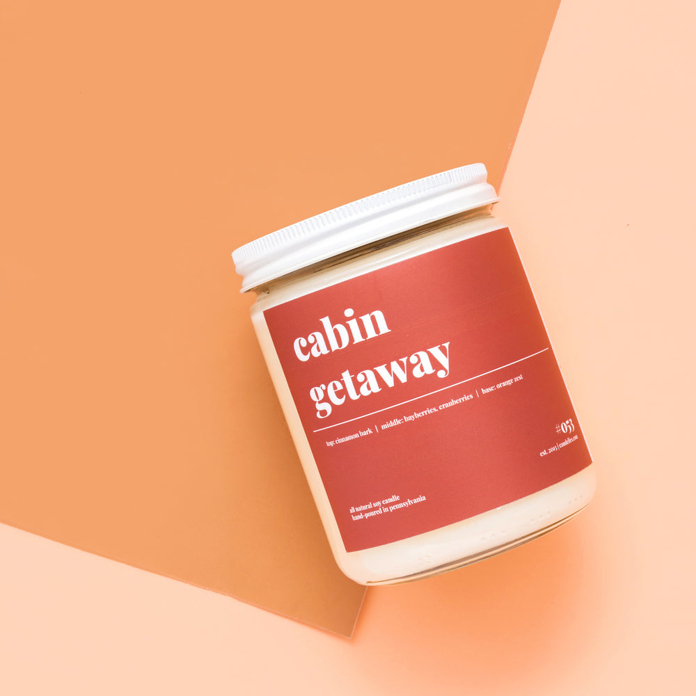 
            
                Load image into Gallery viewer, Cabin Getaway Soy Candle - Standard
            
        