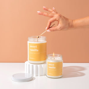 
            
                Load image into Gallery viewer, Sweet Vanilla Soy Candle - Standard
            
        