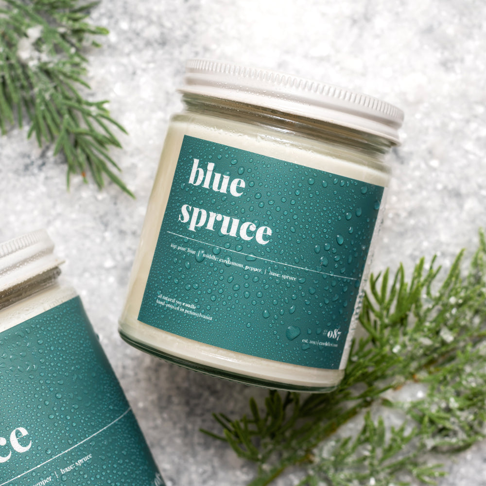 Blue Spruce Soy Candle - Petite