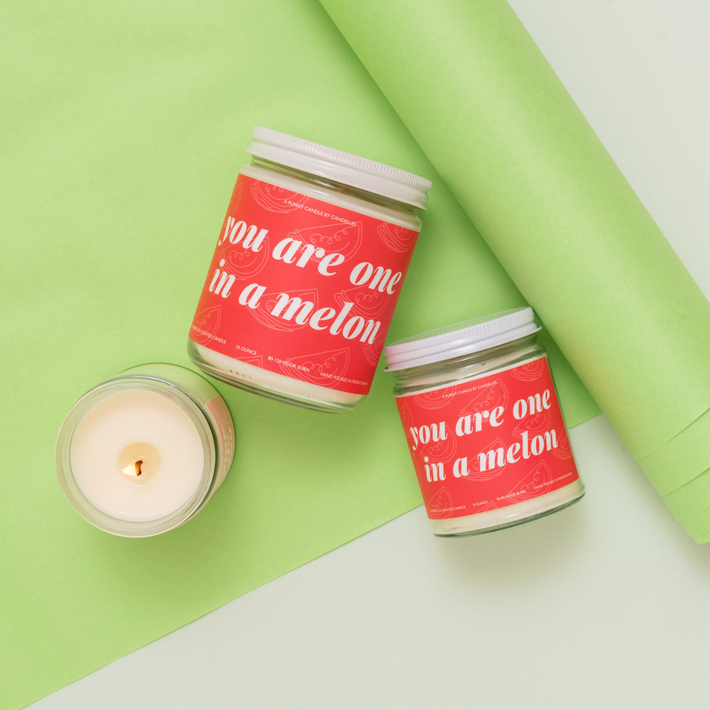 "You Are One In A Melon" Soy Candle - Petite