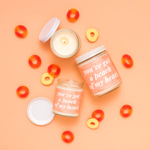 "You've Got A Peach Of My Heart" Soy Candle - Standard