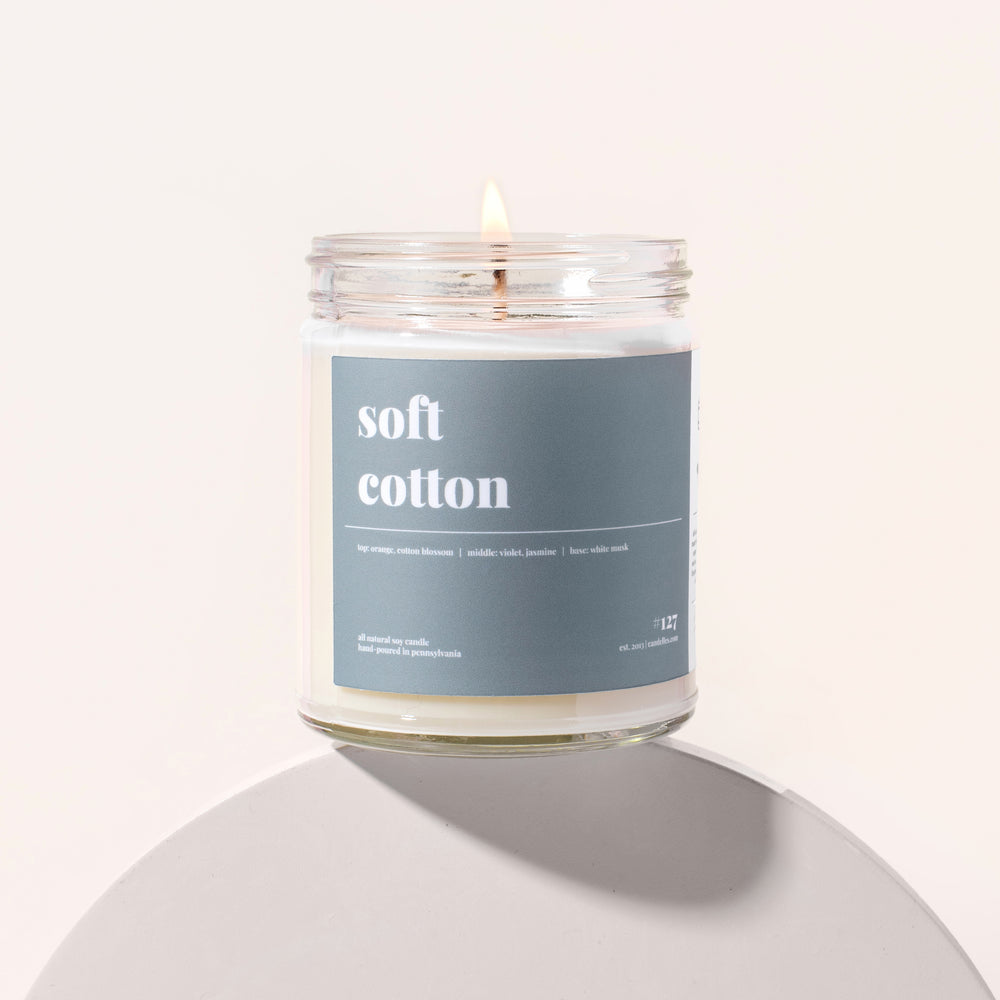 Soft Cotton Soy Candle - Petite