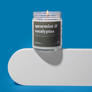 
            
                Load image into Gallery viewer, Spearmint &amp;amp; Eucalyptus Soy Candle - Petite
            
        
