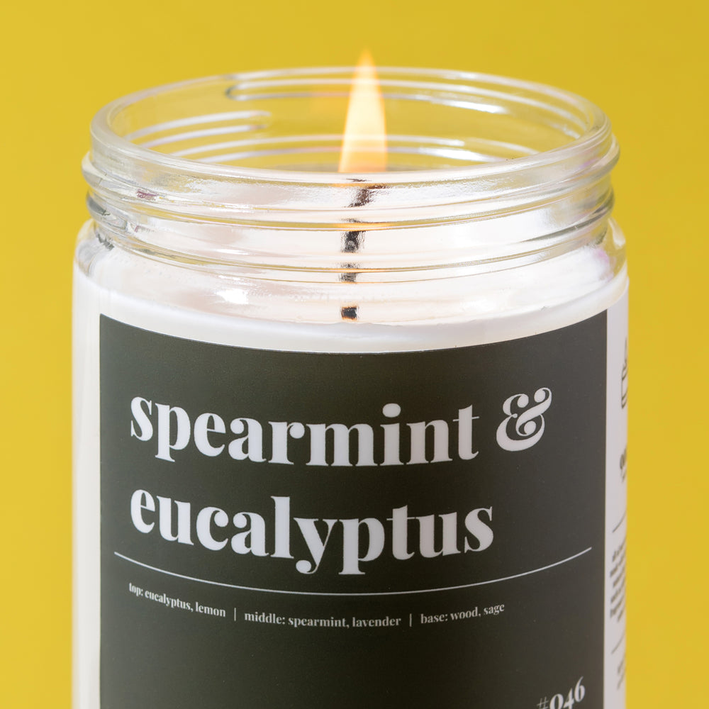 Spearmint & Eucalyptus Soy Candle - Standard