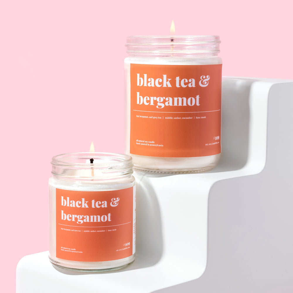 
            
                Load image into Gallery viewer, Black Tea &amp;amp; Bergamot Soy Candle - Petite
            
        