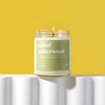 Salted Amberwood Soy Candle - Petite