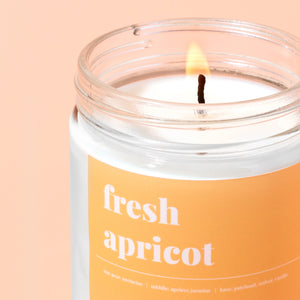 Fresh Apricot Soy Candle - Standard