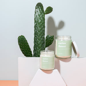 Cactus Flower Soy Candle - Petite