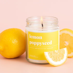 
            
                Load image into Gallery viewer, Lemon Poppyseed Soy Candle - Petite
            
        