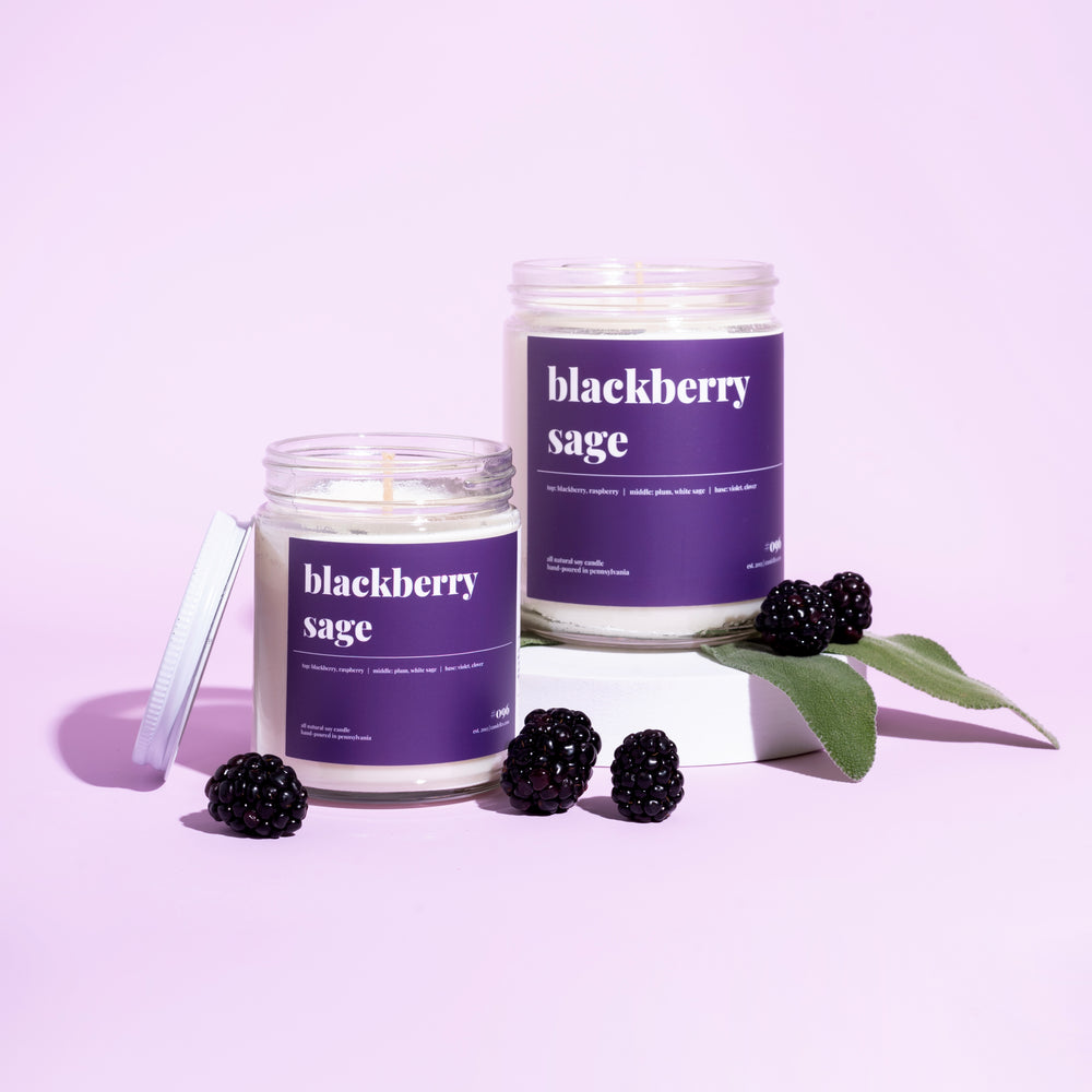 Blackberry + Thyme – Kozy Kandles Handmade Soy Candles