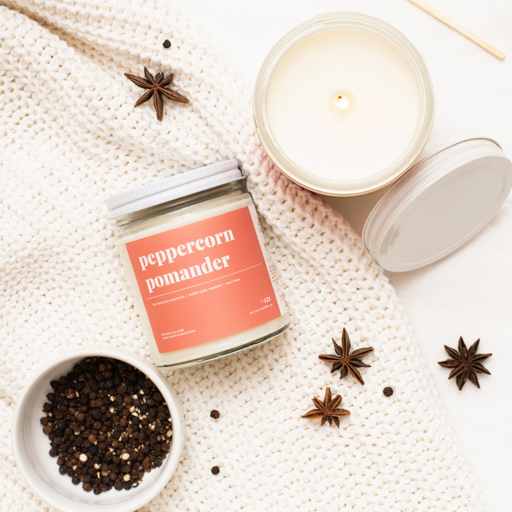 Peppercorn Pomander Soy Candle - Petite