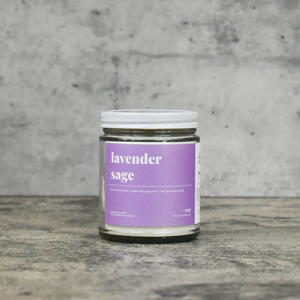 Lavender Sage Soy Candle - Petite